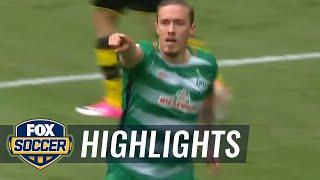 Max Kruse makes it 3-2 for Werder Bremen | 2016-17 Bundesliga Highlights