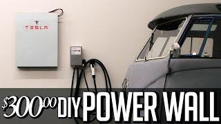 $300 DIY Tesla Powerwall - Solar storage 18650 lithium ion home Battery