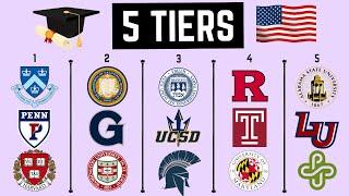 College Rankings: 5 Tiers of Colleges in the United States