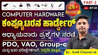 ಕಂಪ್ಯೂಟರನ ಅಧ್ಯಾಯವಾರು ಪ್ರಶ್ನೆಗಳ ಸರಣಿ | Computer chapter wise questions series #MGAcademy
