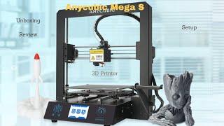 Anycubic Mega S 3D Printer:  Unboxing, Setup, and Review!!