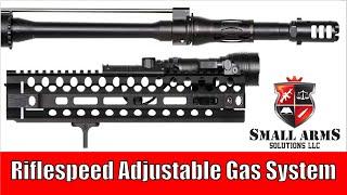 Riflespeed Adjustable Gas System