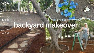 the ultimate backyard makeover // cottagecore on a DIY budget