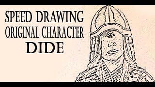Speed Drawing - Original Character - Dide - A Cycloptic Warrior Lady