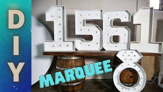 Watch This Before You Build A Marquee Letter Number