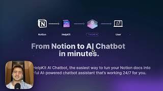 HelpKit AI – Turn your Notion docs into an AI Chatbot