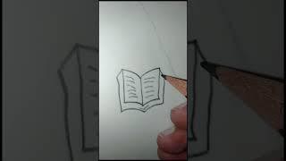 Draw Books Like a Pro! Effortless Book Drawing #viral #best #book #art #drawing