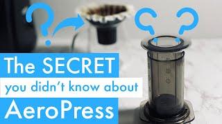 AeroPress secret dripper you didnt know about