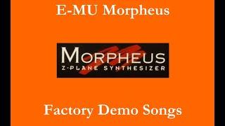 E-MU Morpheus - Démos internes - Factory Demo Songs