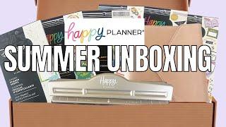 Happy Planner Summer 2024 Release Unboxing & Flip Through | Sticker Books & Planner Accessories