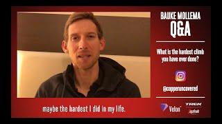 Bauke Mollema thinks THIS is the hardest climb he's ever done!