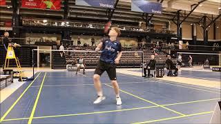 Finnish Badminton National U19 Championships Puhakka vs Kandala 1st game