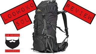 Loowoko 50L Hiking Backpack With Rain Cover (Review)