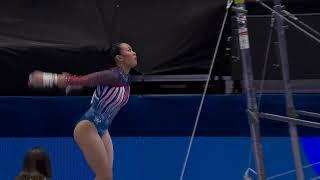 Suni Lee's uneven bars from night 1 | U.S. Olympic Gymnastics Trials