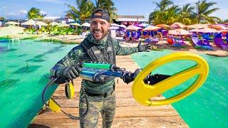 Searching For Lost $100,000 RING at SECRET BEACH!! (Found Rings!)