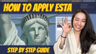 How to Apply ESTA?  Fill Out the ESTA Form Step-by-Step Guide! English Subtitle Available