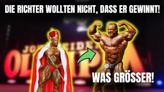 RONNIE COLEMAN sah neben dieser DEUTSCHEN BESTE winzig aus. MARKUS RÜHL