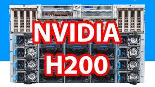 Inside a MEGA AI GPU Server with the NVIDIA HGX H200