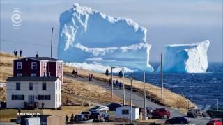 Mammoth iceberg dwarfs Canadian town