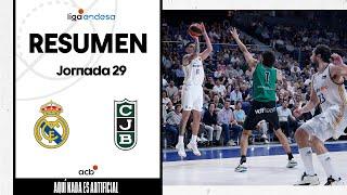 Real Madrid - Joventut Badalona (95-92) RESUMEN | Liga Regular 2023-24