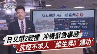 日又爆2變種 沖繩緊急事態 抗疫不求人 "維生素D"建功【TVBS說新聞】20210120