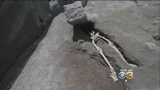 Archaeologists Discover Skeletal Remains Of Man Crushed By Stone In 79 AD