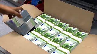 Euro Banknotes Factory: How is the €50 banknote made? Manufacturing process + EURO bills production