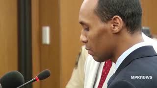 Mohamed Noor delivers statement in court before sentencing