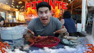ENTRE BOCADOS Y KILOMETROS -PROBANDO EL FAMOSO CRAWFISH BOIL -  QUE PICANTE!