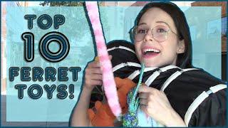 TOP 10 FERRET TOYS!