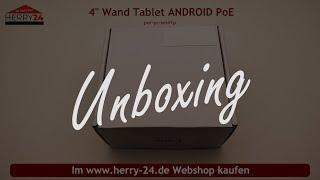 Unboxing vom 4" Android Wand Tablet SM41P der POR Serie vom HERRY24 Shop