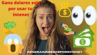 Genera ingresos con tu internet gratis 