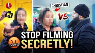 HEATED DEBATE!️Christian CONFRONTS Muslim For Saying “Jesus is MUSLIM!” Watch What Happens Next!