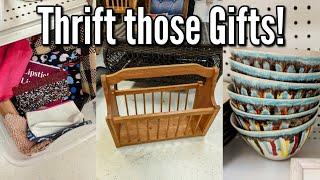 THRIFTED SOME GREAT GIFTS AT GOODWILL! | THRIFT WITH ME & HAUL