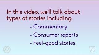 Types of Stories for Broadcast Journalism