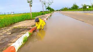 Clearing Debris Clogs Clogged Culvert Drain