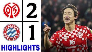 Mainz vs Bayern Munich (2-1) All Goals | Extended Highlights