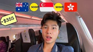 SCOOT 787-9 & A321NEO Melbourne to Hong Kong via Singapore