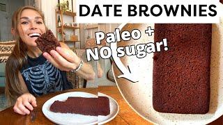 Pumpkin Date Brownies | Paleo & Added Sugar Free | Wanna Date?