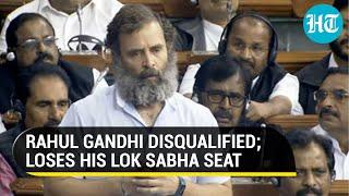 Rahul Gandhi disqualified; Loses MP seat from Wayanad after jail sentence in 'Modi Surname' case