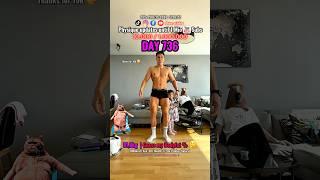 DAY 736: Physique updates until 1 Mio Youtube subs  #transformation #fitness #beforeafter #viral