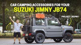 Suzuki Jimny JB74 Car-Camping Accessories? Here are Uncle Peter's great choices!