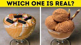 REAL VS FAKE || Can You Tell Real food From Fake Food? ||DIY Food That Look So Real