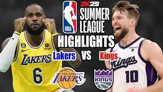 Los Angeles Lakers vs Sacramento Kings Full Game Highlights (07/06/2024) | 2024 NBA Summer League