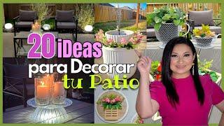 20 iDEAS para DECORAR tu PATIO o TERRAZA / Decora tu Patio o Terraza / Patio Decor ideas