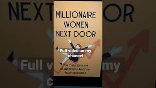 Millionaire women next door | Audio summary | A book a day keeps ignorance away