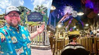 Tiana's Bayou Adventure | Full Ride POV At Night During Fireworks & Review | Walt Disney World 2024