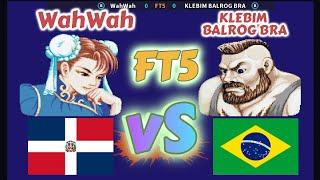 Street Fighter II': Champion Edition - WahWah vs KLEBIM BALROG BRA  - FT5 -  1080P/60FPS -08.03.2025