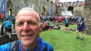 John Kynaston at the start of the 2019 Berghaus Dragon's Back Race