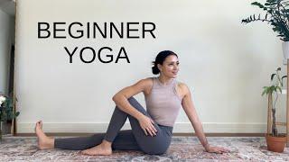 Gentle Beginner Yoga Flow | 30 Minute Full Body Stretch